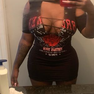 Fashion nova rock and roll dress